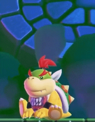 Wonder Bowser Jr. transformation.gif
