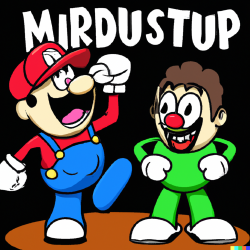 DALL·E 2022-09-21 00.04.56 - mario bros fight a stand up comedian.png
